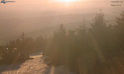 Lysá hora, pohled na západ