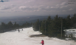 Lysá hora, pohled na západ