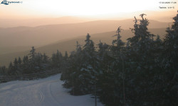 Lysá hora, pohled na západ