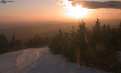 Lysá hora, pohled na západ