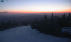 Lysá hora, pohled na západ