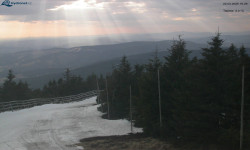 Lysá hora, pohled na západ