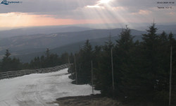 Lysá hora, pohled na západ