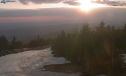 Lysá hora, pohled na západ