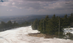 Lysá hora, pohled na západ