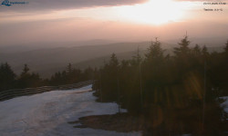 Lysá hora, pohled na západ