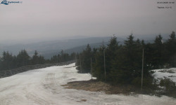 Lysá hora, pohled na západ