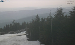 Lysá hora, pohled na západ