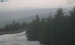 Lysá hora, pohled na západ