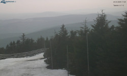 Lysá hora, pohled na západ