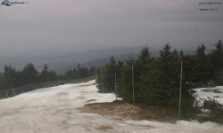 Lysá hora, pohled na západ