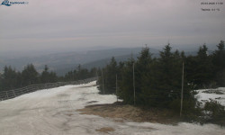 Lysá hora, pohled na západ