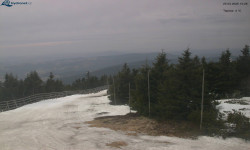 Lysá hora, pohled na západ