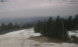 Lysá hora, pohled na západ