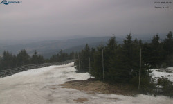 Lysá hora, pohled na západ