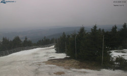 Lysá hora, pohled na západ