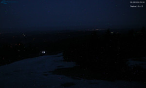 Město Rokytnice nad Jizerou - Lysá hora, pohled na západ - 28.3.2026 v 05:01 Město Rokytnice nad Jizerou - Lysá hora, pohled na západ - 28.3.2026 v 05:01