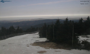 Město Rokytnice nad Jizerou - Lysá hora, pohled na západ - 28.3.2026 v 07:45 Město Rokytnice nad Jizerou - Lysá hora, pohled na západ - 28.3.2026 v 07:45