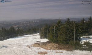 Město Rokytnice nad Jizerou - Lysá hora, pohled na západ - 28.3.2026 v 10:45 Město Rokytnice nad Jizerou - Lysá hora, pohled na západ - 28.3.2026 v 10:45