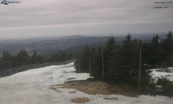 Lysá hora, pohled na západ