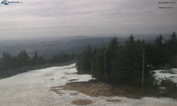 Lysá hora, pohled na západ