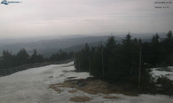 Lysá hora, pohled na západ