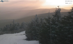 Lysá hora, pohled na západ