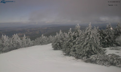 Lysá hora, pohled na západ