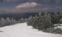 Lysá hora, pohled na západ