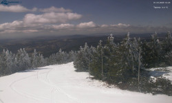 Lysá hora, pohled na západ