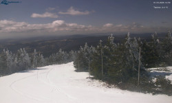 Lysá hora, pohled na západ