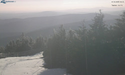 Lysá hora, pohled na západ