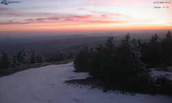 Lysá hora, pohled na západ