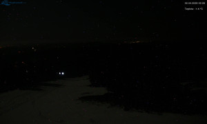 Město Rokytnice nad Jizerou - Lysá hora, pohled na západ - 2.4.2026 v 02:31 Město Rokytnice nad Jizerou - Lysá hora, pohled na západ - 2.4.2026 v 02:31