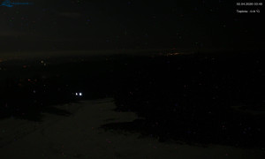 Město Rokytnice nad Jizerou - Lysá hora, pohled na západ - 2.4.2026 v 03:45 Město Rokytnice nad Jizerou - Lysá hora, pohled na západ - 2.4.2026 v 03:45