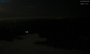 Město Rokytnice nad Jizerou - Lysá hora, pohled na západ - 2.4.2026 v 04:01 Město Rokytnice nad Jizerou - Lysá hora, pohled na západ - 2.4.2026 v 04:01