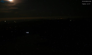 Město Rokytnice nad Jizerou - Lysá hora, pohled na západ - 2.4.2026 v 05:01 Město Rokytnice nad Jizerou - Lysá hora, pohled na západ - 2.4.2026 v 05:01