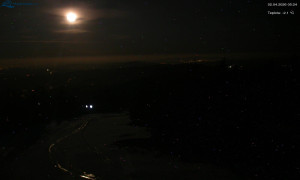 Město Rokytnice nad Jizerou - Lysá hora, pohled na západ - 2.4.2026 v 05:31 Město Rokytnice nad Jizerou - Lysá hora, pohled na západ - 2.4.2026 v 05:31