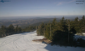 Město Rokytnice nad Jizerou - Lysá hora, pohled na západ - 2.4.2026 v 08:45 Město Rokytnice nad Jizerou - Lysá hora, pohled na západ - 2.4.2026 v 08:45