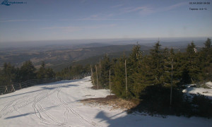 Město Rokytnice nad Jizerou - Lysá hora, pohled na západ - 2.4.2026 v 09:01 Město Rokytnice nad Jizerou - Lysá hora, pohled na západ - 2.4.2026 v 09:01