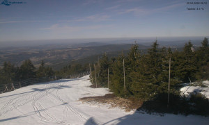 Město Rokytnice nad Jizerou - Lysá hora, pohled na západ - 2.4.2026 v 09:15 Město Rokytnice nad Jizerou - Lysá hora, pohled na západ - 2.4.2026 v 09:15