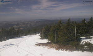 Město Rokytnice nad Jizerou - Lysá hora, pohled na západ - 2.4.2026 v 10:45 Město Rokytnice nad Jizerou - Lysá hora, pohled na západ - 2.4.2026 v 10:45