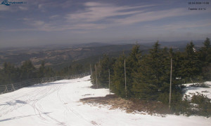 Město Rokytnice nad Jizerou - Lysá hora, pohled na západ - 2.4.2026 v 11:01 Město Rokytnice nad Jizerou - Lysá hora, pohled na západ - 2.4.2026 v 11:01