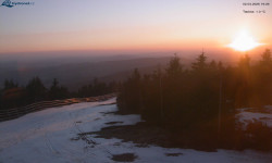 Lysá hora, pohled na západ