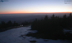 Lysá hora, pohled na západ