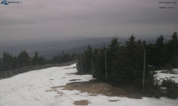 Lysá hora, pohled na západ