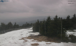 Lysá hora, pohled na západ