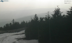 Lysá hora, pohled na západ