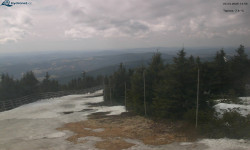 Lysá hora, pohled na západ