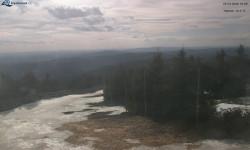 Lysá hora, pohled na západ